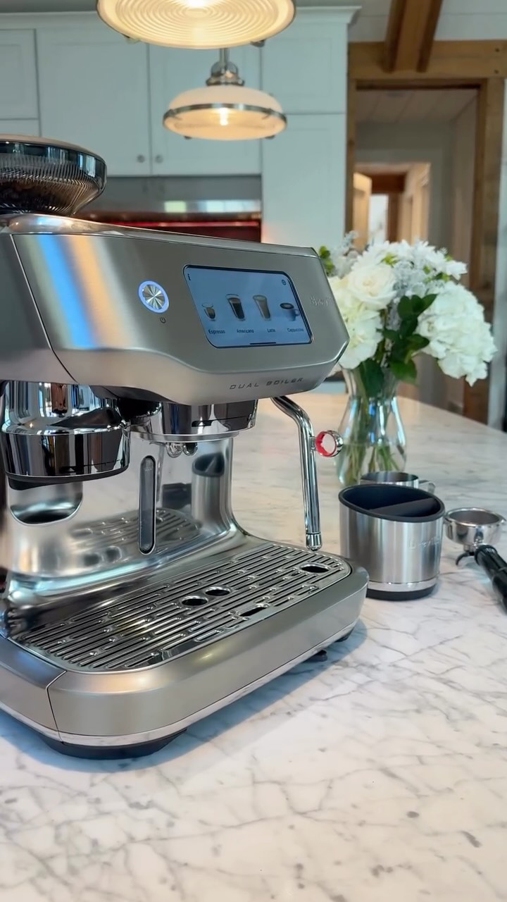 Instagram post by @bentaylortech for Breville. Caption reads: This machine is a coffee + tech lover’s dream. The....