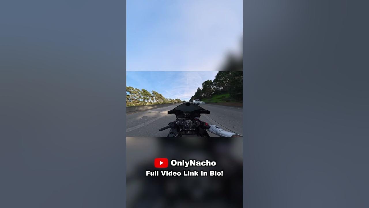 YouTube post by @OnlyNacho for Cardo Systems. Caption reads: Was rocking the @cardosystems on today’s ride 🤝🏽....