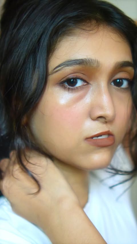 Instagram post by @her.vintage.eyes for Lovechild. Caption reads: [...] solution holo 4 in 1 Skin Tint by....