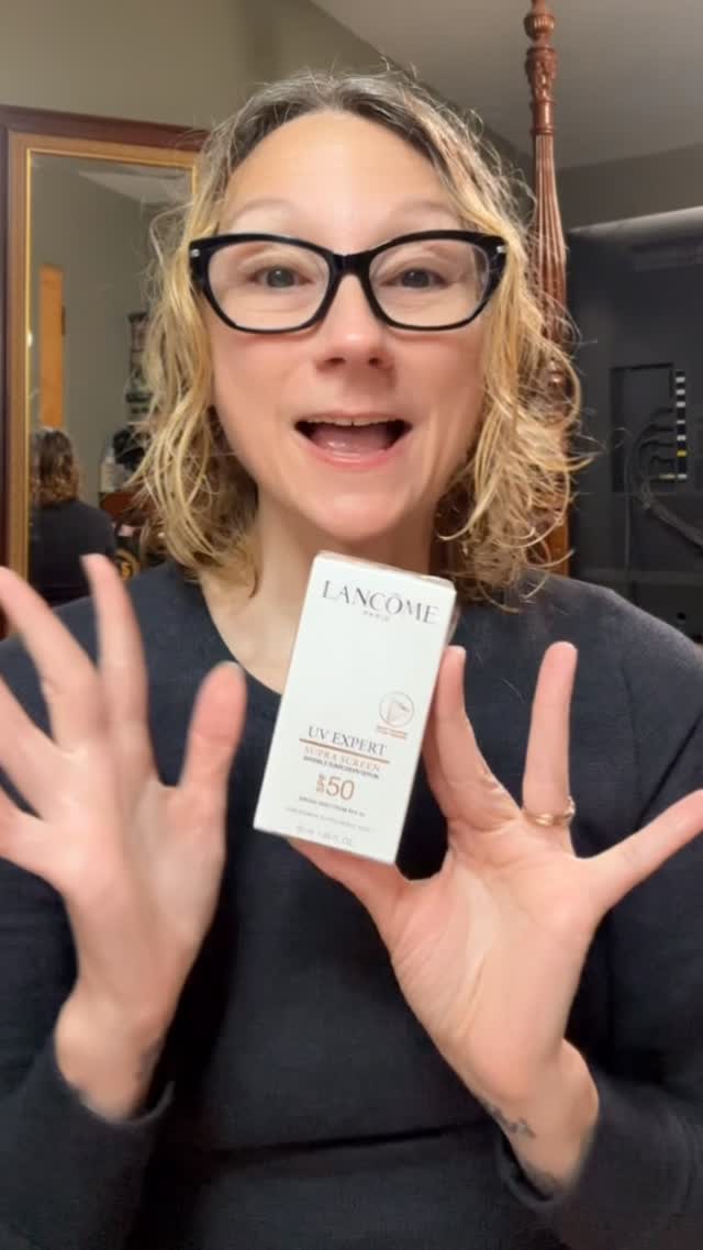 Instagram post by @shannonmarie.0316 for Obviously. Caption reads: #giftedbylancome #lancomeskincare #suprascreen....