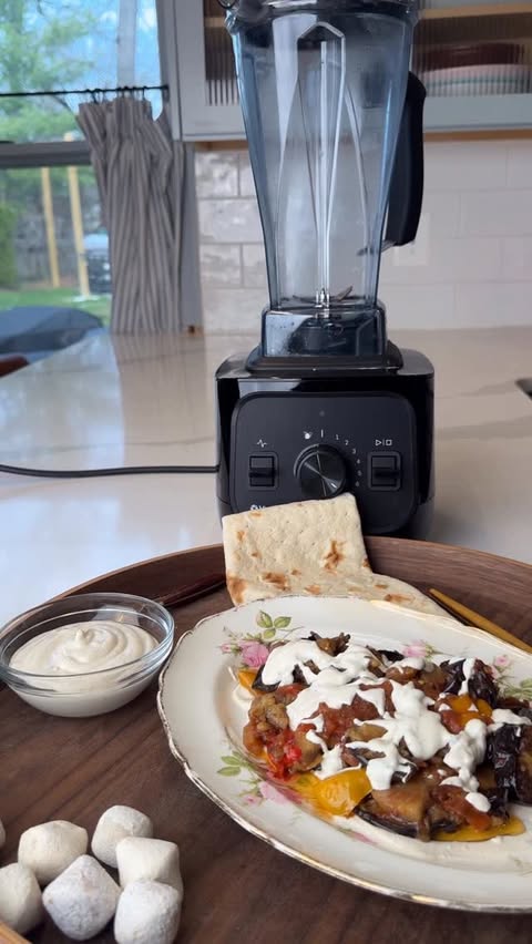 Instagram post by @afghancooks for Vitamix. Caption reads: I’ve been a Vitamix fan since my brother first....