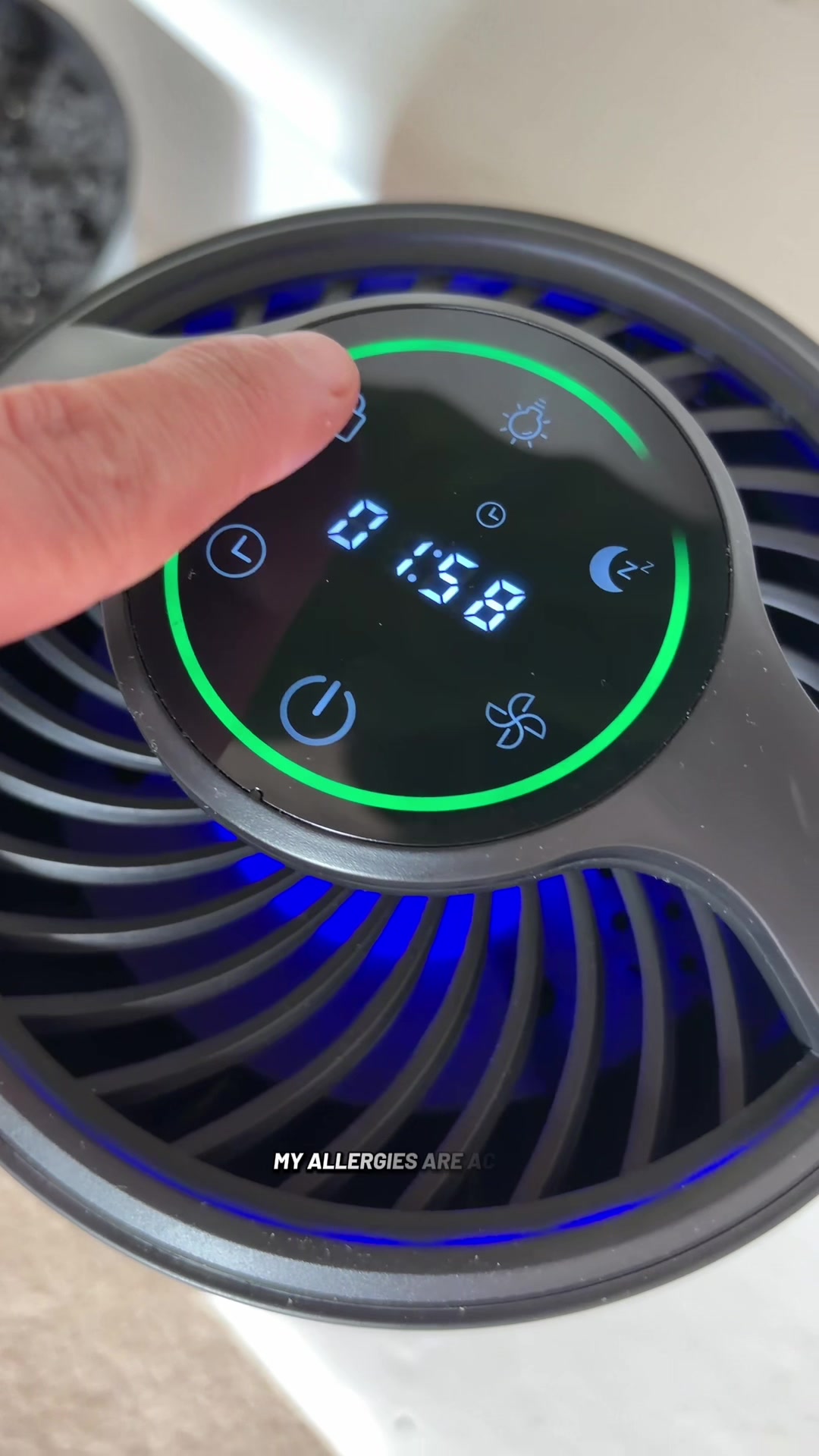 TikTok post by @wishinonthestars for ToLife. Caption reads: [...] what it was on the fan blades 🤮 @ToLife US....