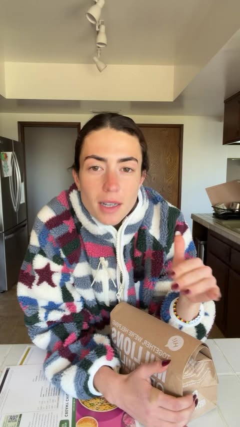 Instagram post by @victoriaparis for Green Chef. Caption reads: Use promo code 50VICTORIA to get 50% off PLUS free....