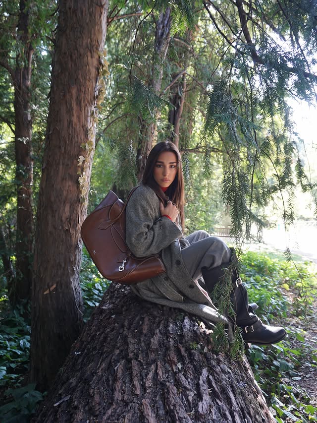 Instagram post by @ginevramavilla for Polo Ralph Lauren. Caption reads: #ThePoloBlaze in the city 🌳 @poloralphlauren ad.