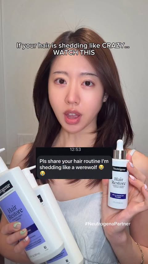 Instagram post by @jooshica for Neutrogena. Caption reads: #NeutrogenaPartner no more werewolf shedding [...].