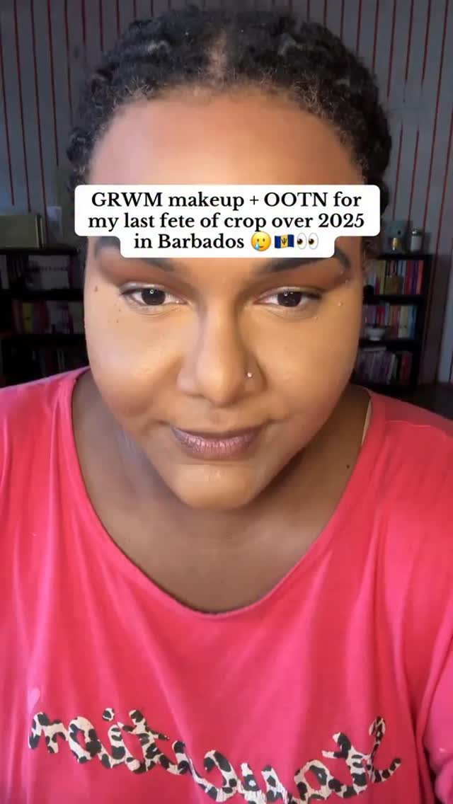 Instagram post by @beautywithbodden for Nyx Cosmetics. Caption reads: GRWM makeup + OOTN my last fete of crop over 2025....