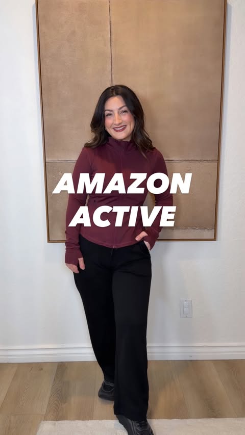 Instagram post by @mimipluswill for Pinspark. Caption reads: My favorite activewear from Amazon! Everything is....