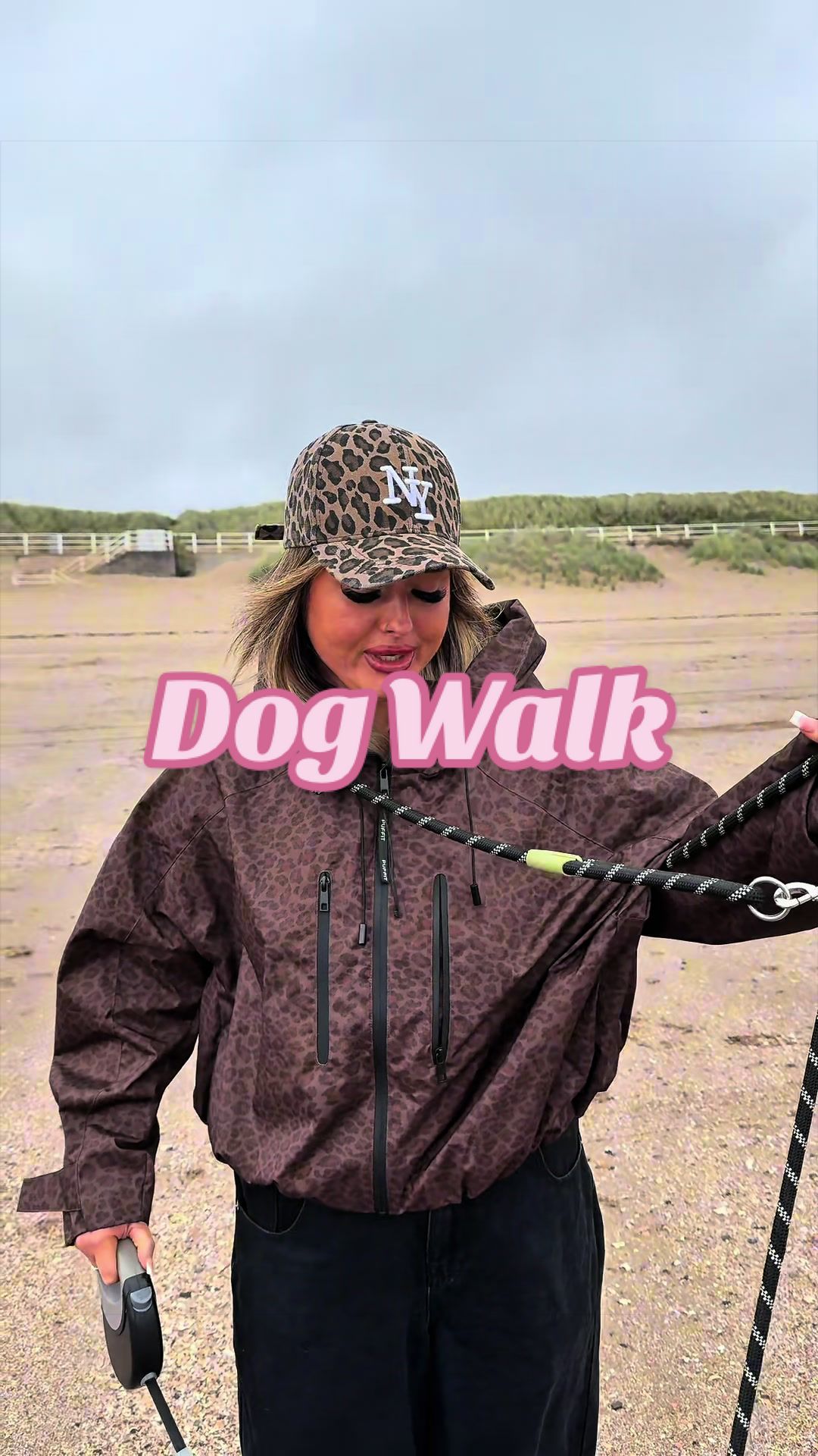 TikTok post by @charlyannec for PUFFIT. Caption reads: [...] #ootd #raincoat #outfitoftheday @PUFFIT.UK....