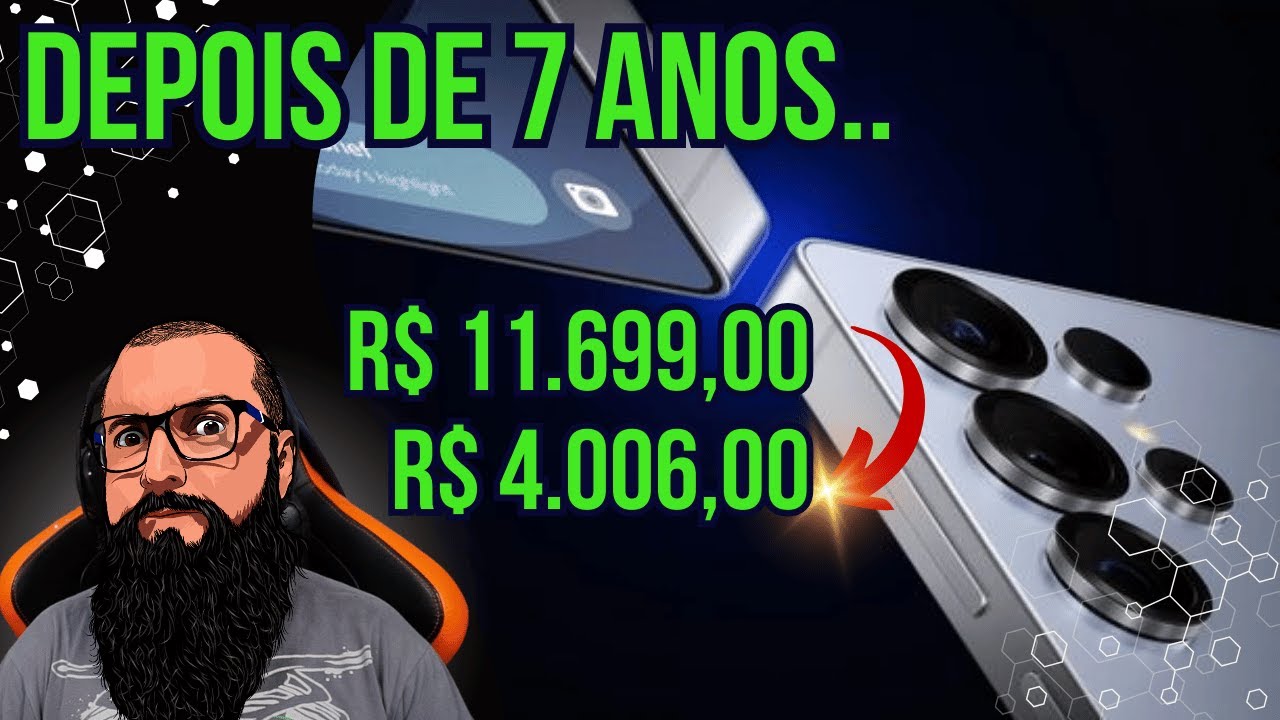 YouTube post by @PapaHardware for Gvgmall. Caption reads: How I Bought a Samsung Galaxy S25 Ultra for....