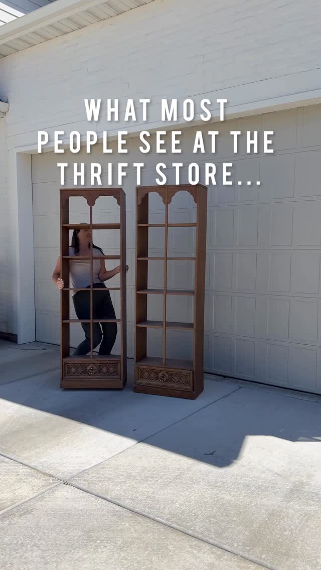 Instagram post by @homewithhay for Wagner SprayTech. Caption reads: Furniture Flip 🩷✨ + adding so much character in....