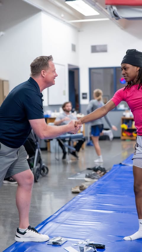 Instagram post by @usawrestling for Firefly Recovery. Caption reads: [...] get our athletes ready to take the firefly....