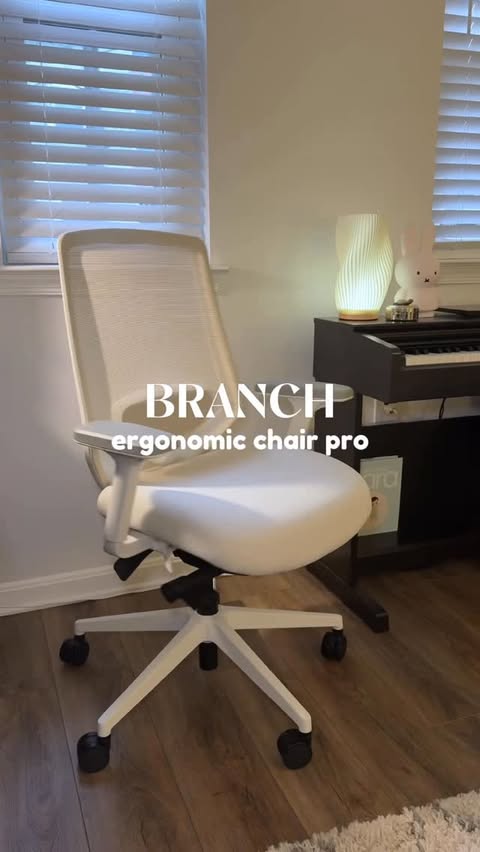 Instagram post by @bread0nmyhead for Branch Furniture. Caption reads: new year, new comfy chair from @branchfurniture....