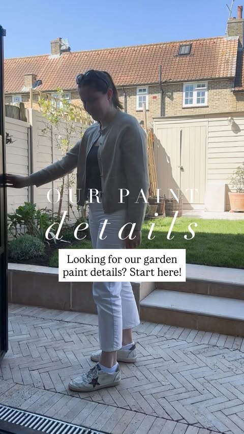 Instagram post by @stripesinthecity for Rust-Oleum. Caption reads: [...] garden transformation thanks to @rustoleumuk....
