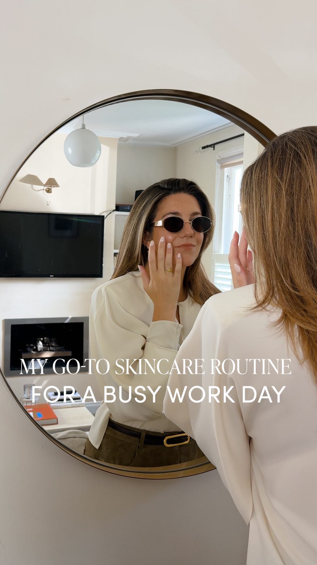 Instagram post by @sophieldearden for Elizabeth Arden. Caption reads: [...] she looks and feels her best. Using....