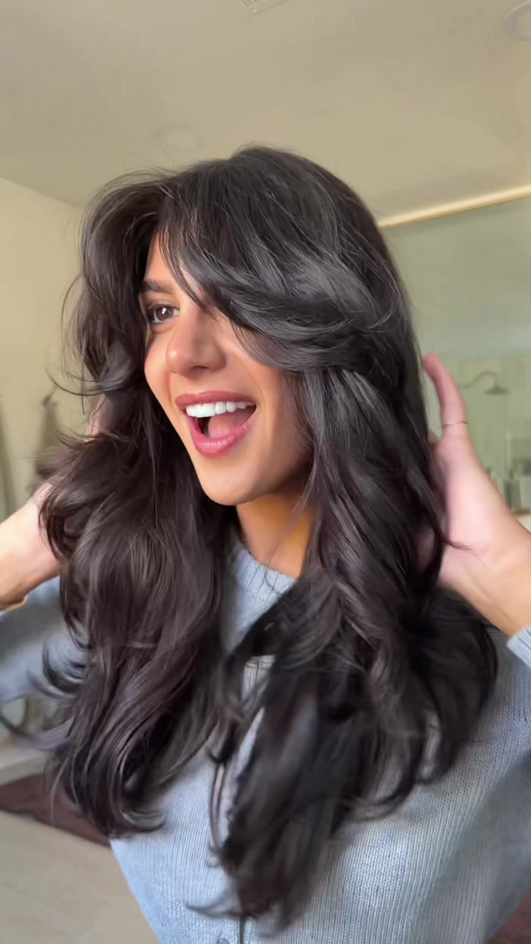 TikTok post by @mananamariee for Blake Brown Beauty. Caption reads: She said BOUNCE c/o @Blake Brown Beauty ;....