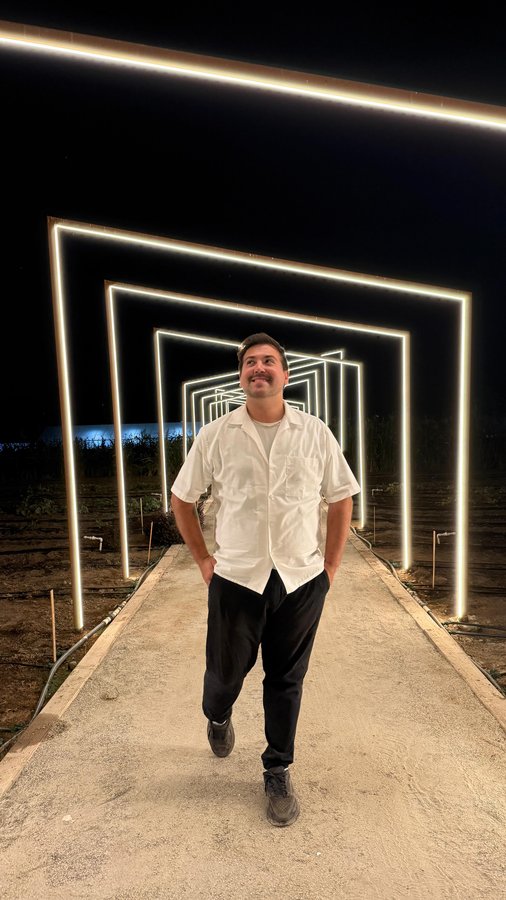 Instagram post by @owinpierson for Maison Margiela Fragrances. Caption reads: Huge PR unboxing! Last time I’ll be away from home....