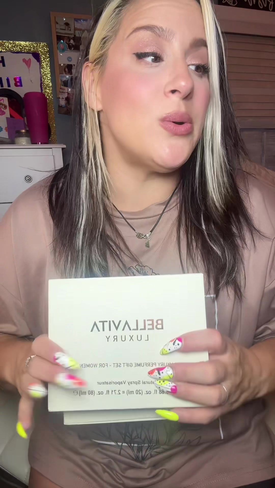 TikTok post by @fluidheart_recovery for BellaVitashop. Caption reads: [...] all smell beautiful in their own way....