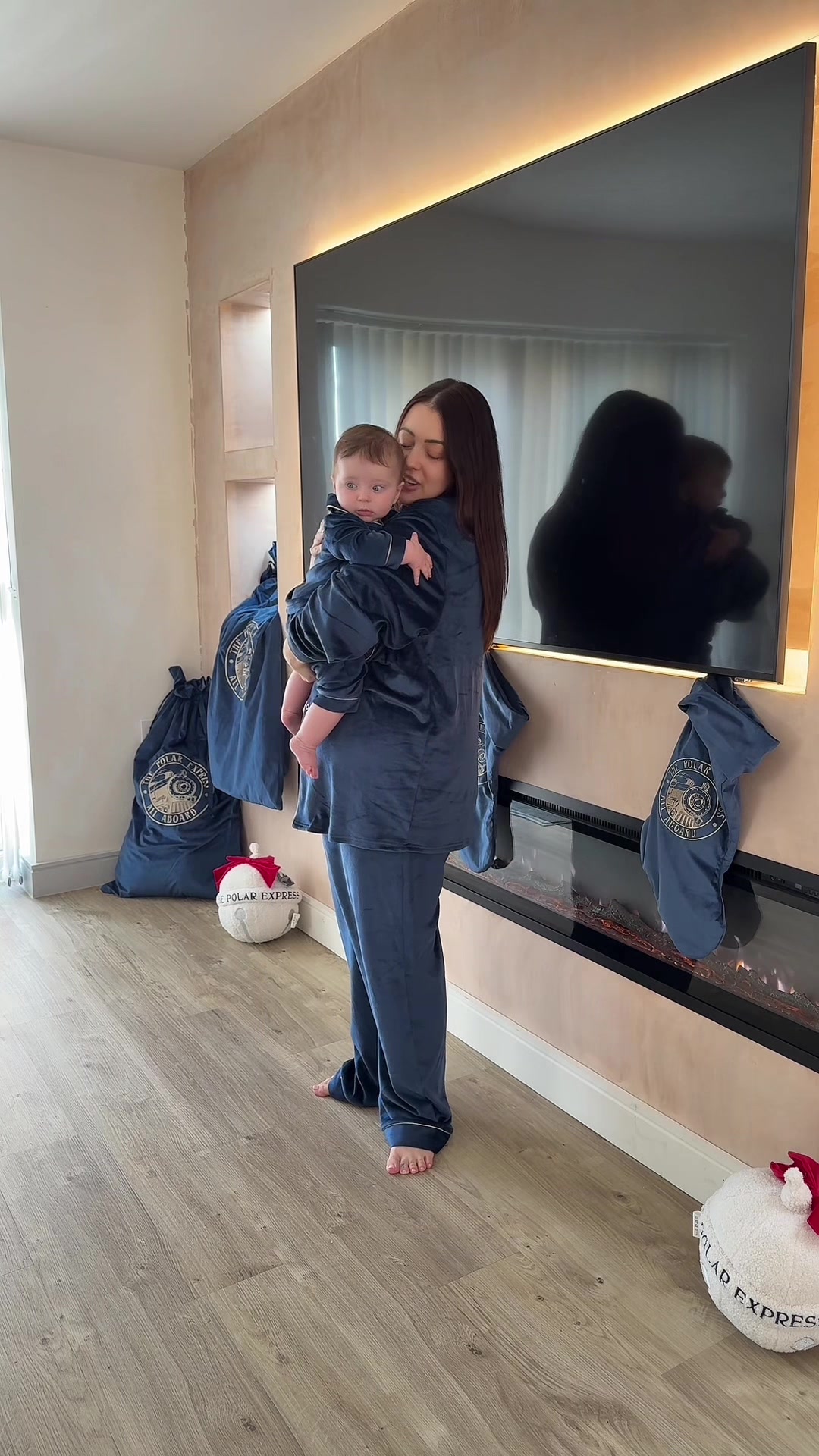 TikTok post by @charlottekern_ for Warner Bros.. Caption reads: AD Making my home festive & cosy. When I saw @Home....