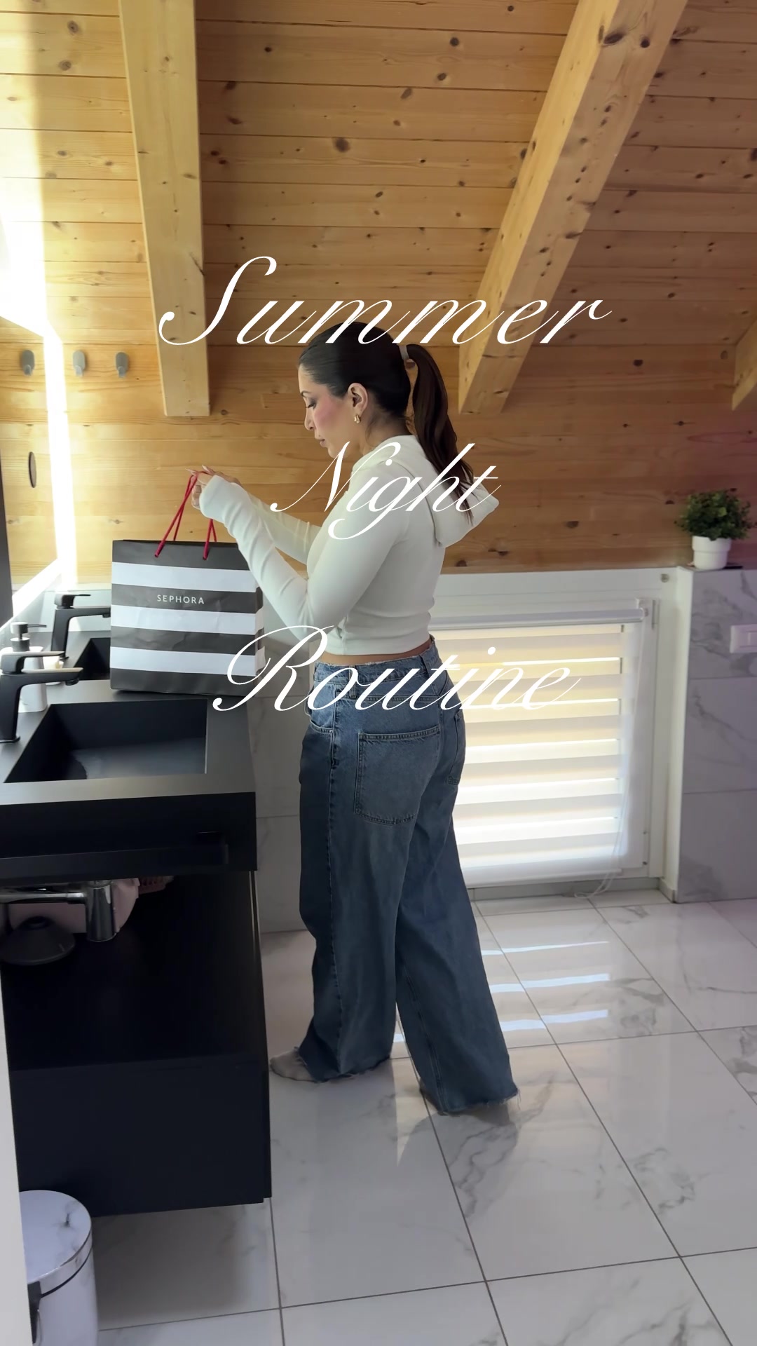 TikTok post by @melissatani for LANEIGE. Caption reads: io dopo una giornata infinita: doccia, tisana,....