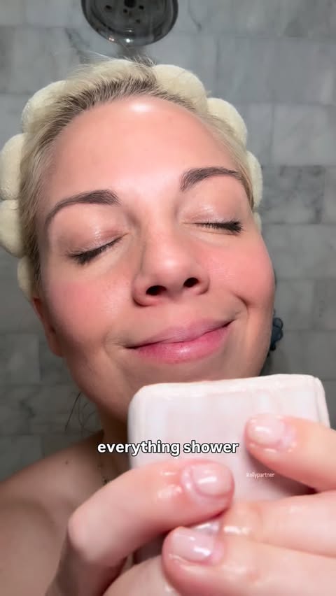 Instagram post by @bonnie_engle for OLLY. Caption reads: [...] does he do that?!? 🤣 SO happy to be an....