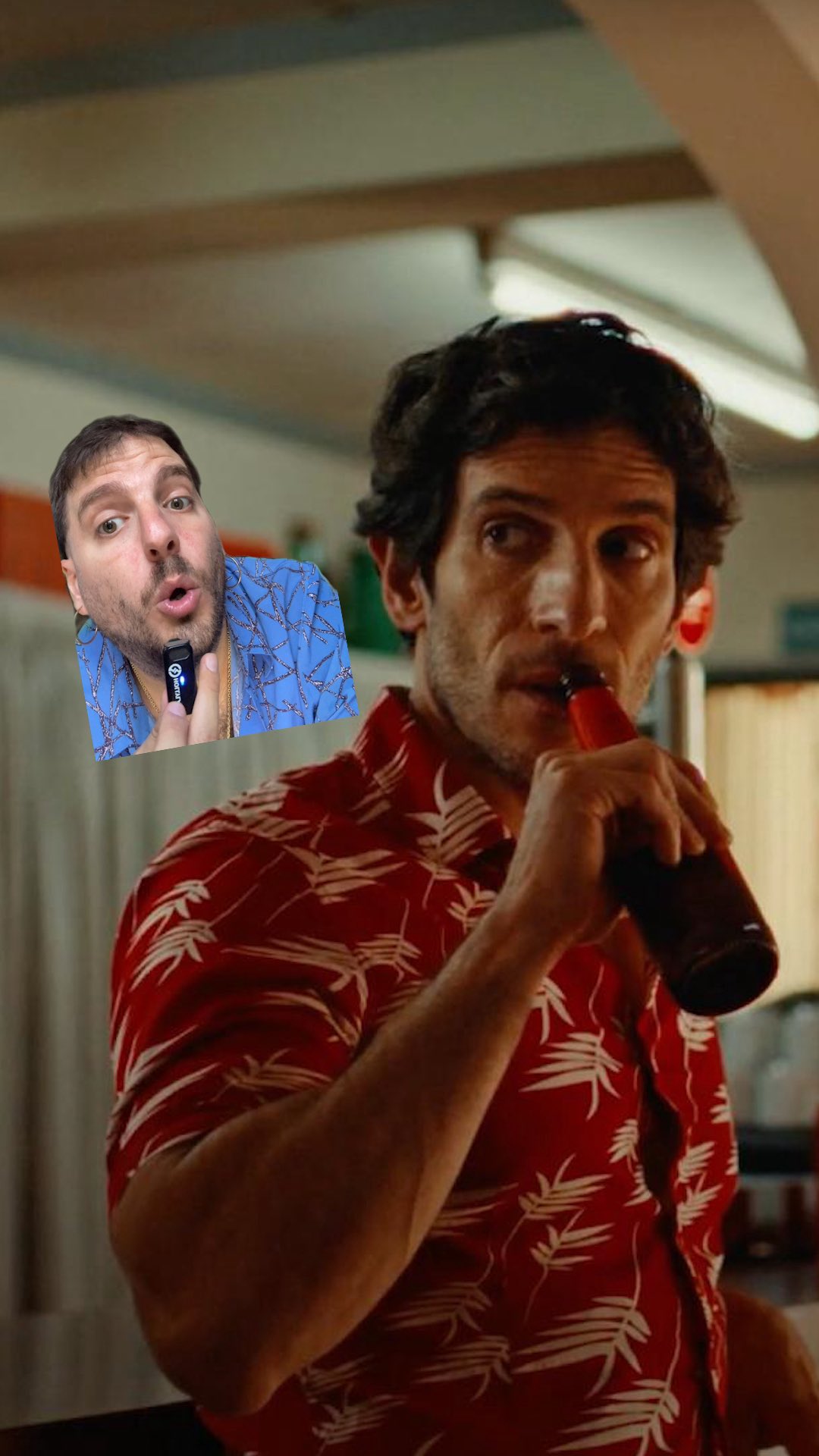 Instagram post by @mossenmiranda for Estrella Damm. Caption reads: Desenredando la misma trama amorosa de siempre....