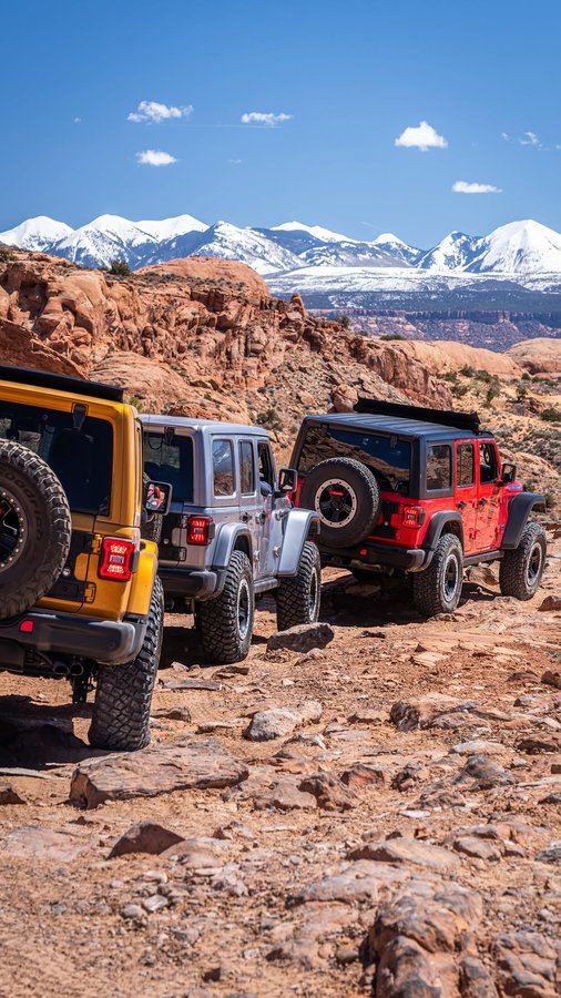 Instagram post by @offroad_gocart for Mopar. Caption reads: Hard to beat an #easterjeepsafari trip sponsored....