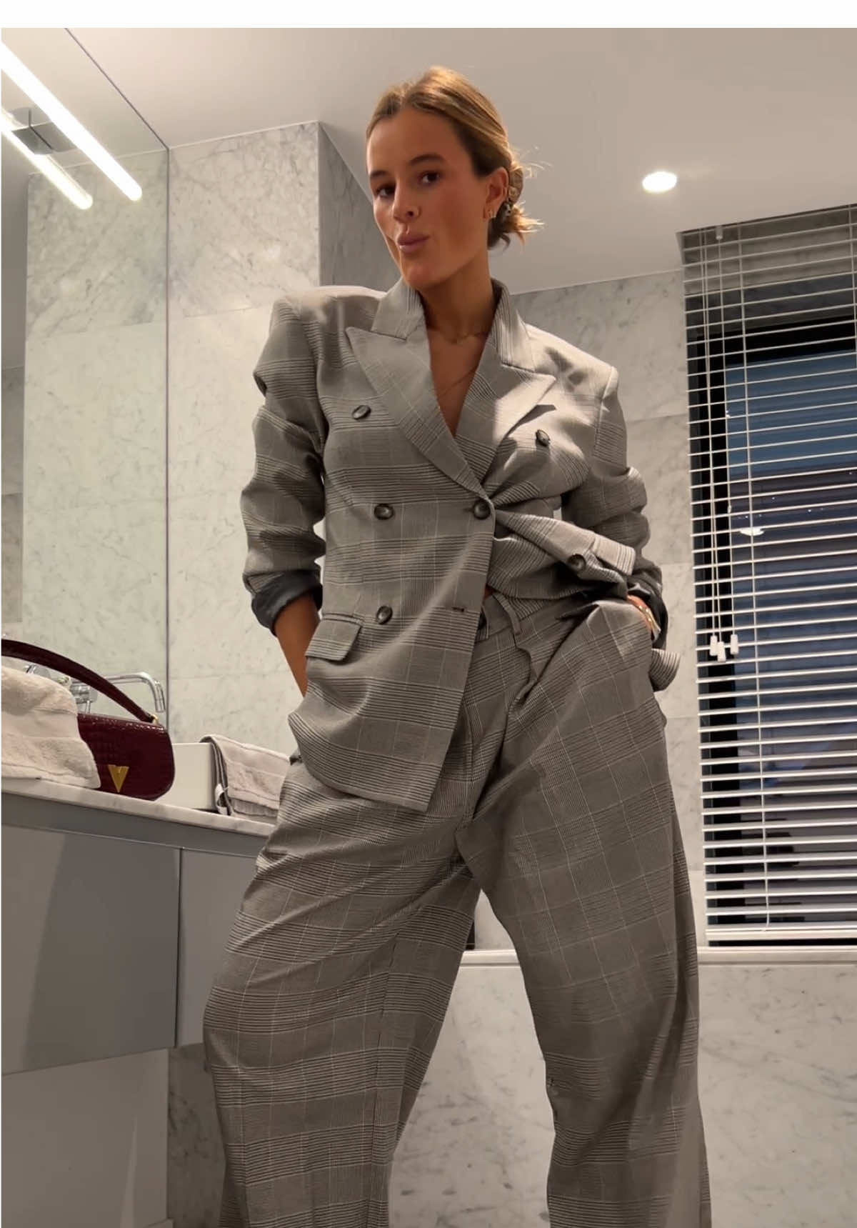 TikTok post by @whatoliwears for ViCOLO. Caption reads: Two Christmas outfits for inspo from....