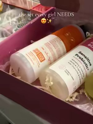 TikTok post by @olivasperla for Her Fantasy Box. Caption reads: smells so yummmyy 😍 #herfantasybox #phbalance....