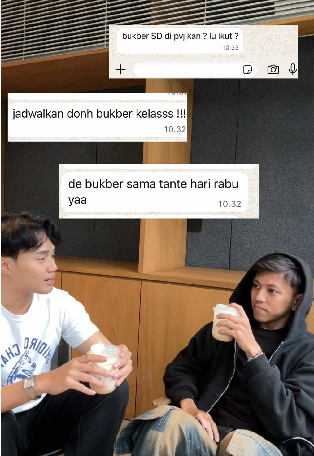 TikTok post by @harrisallanda for Metooo. Caption reads: biar ga minder pas bukber, mending bawa Mouth....