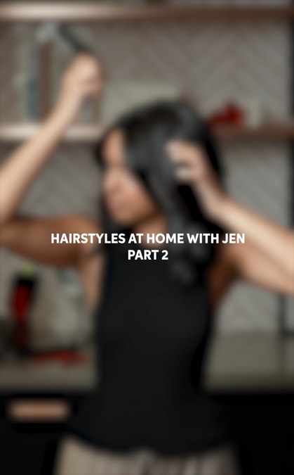 Instagram post by @haiirologybyjen for Wella. Caption reads: Unleash the magic of holiday hair at home ✨  with....