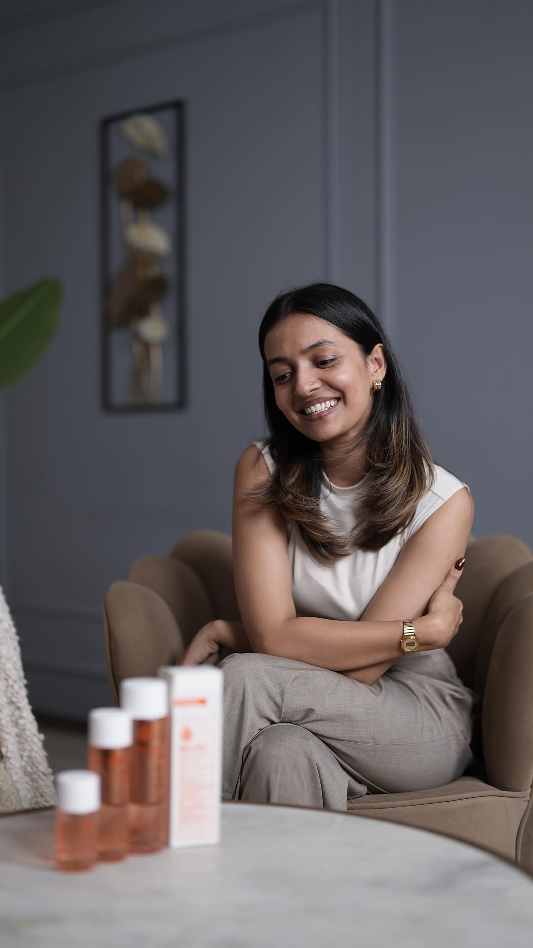 Instagram post by @yashasvirajpoot11 for Bio-oil. Caption reads: A nourishing blend of nature and science. Infused....