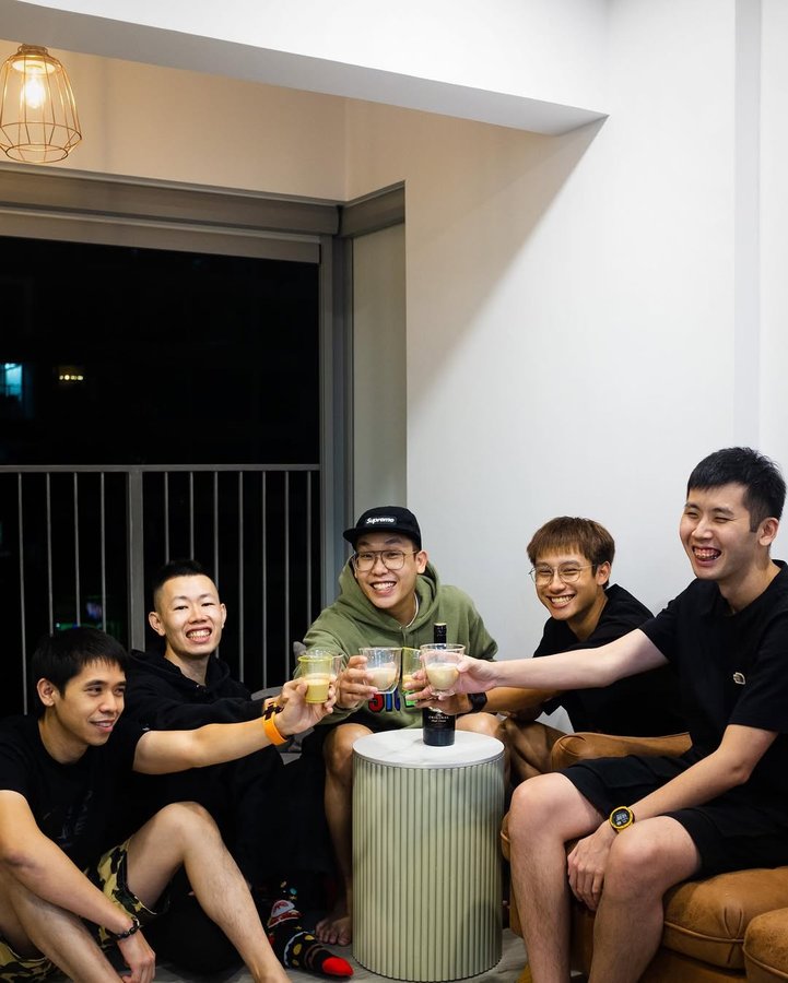 Instagram post by @bennhum for iShopChangi. Caption reads: [...] for your party BE SURE TO CHECK OUT....