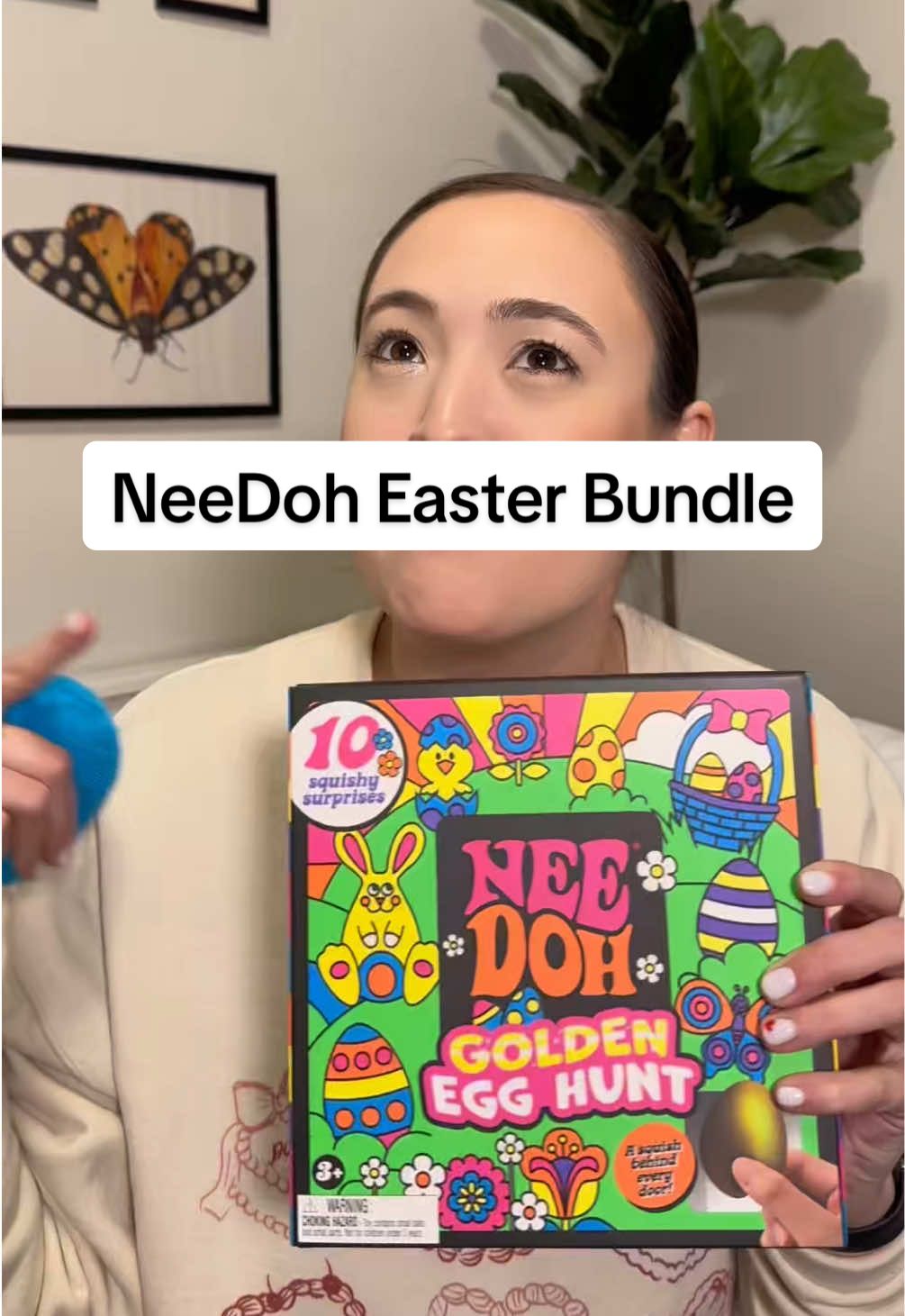 TikTok post by @leeanneslifeinreview for Schylling Inc.. Caption reads: NeeDoh Easter bundle is a new release and has so....