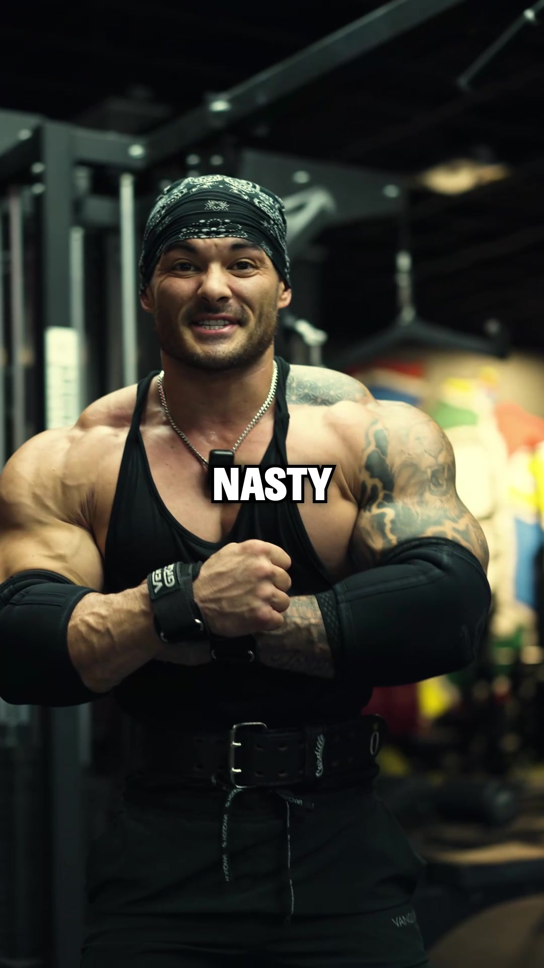 TikTok post by @jeremybuendia_ for GAT Sport. Caption reads: My SECRET to a nasty pump! @GAT Sport USA Cyclic....