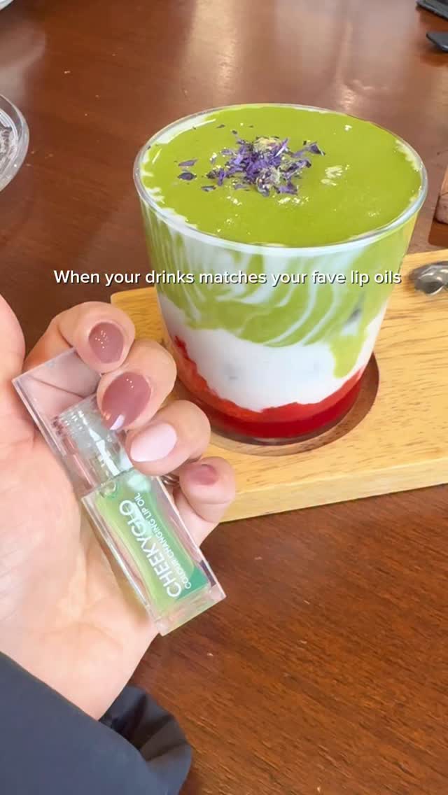 Instagram post by @clare_ds for Cheekyglo. Caption reads: Meet your custom shade! Cheeky Glo Colour Changing....