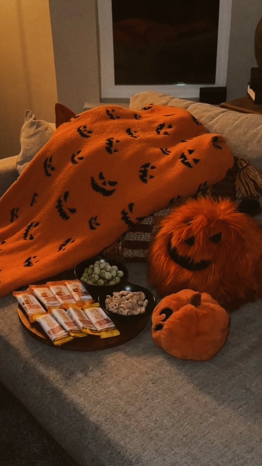 Instagram post by @homeofhalloween for Perfect Bar. Caption reads: Take this is as your sign to go all out on a movie....