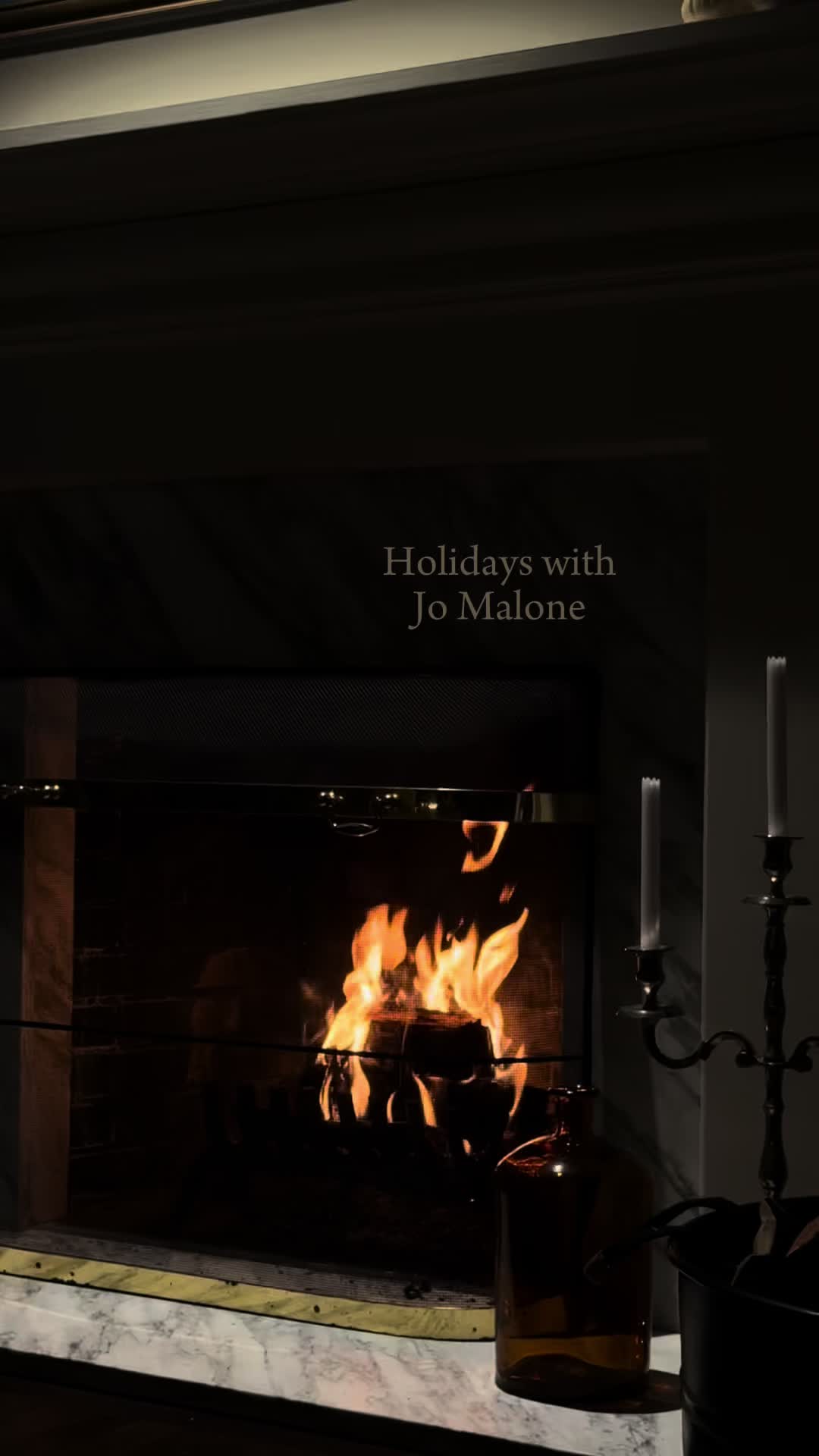 TikTok post by @paigelorenze for Jo Malone London. Caption reads: Holiday season with @Jo Malone London 🤎....