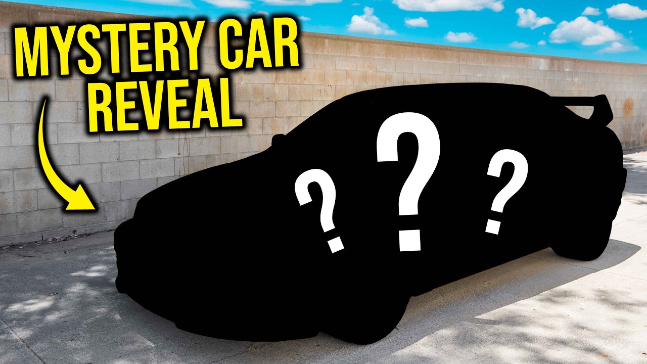 YouTube post by @tjhunt_ for Bespoke Post. Caption reads: [...] THE MYSTERY CAR!!!!! -Thanks to Bespoke Post....