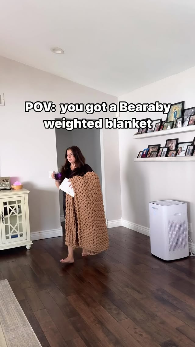 Instagram post by @naturally_rox for Bearaby. Caption reads: [...] hormone). I've started incorporating....