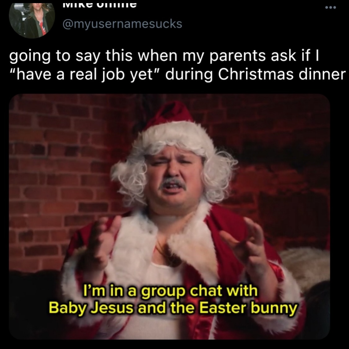 Instagram post by @sonny5ideup for Patreon. Caption reads: [...] loaded for Christmas dinner back home....