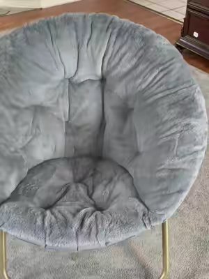 TikTok post by @nirmalaadhikari11 for Sweet Furniture. Caption reads: @Sweet Furniture #Aesthetic X-Large Faux Fur [...].
