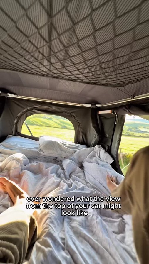 Instagram post by @tommyrunpt for TentBox. Caption reads: This @tentbox has changed the game! When I bought....