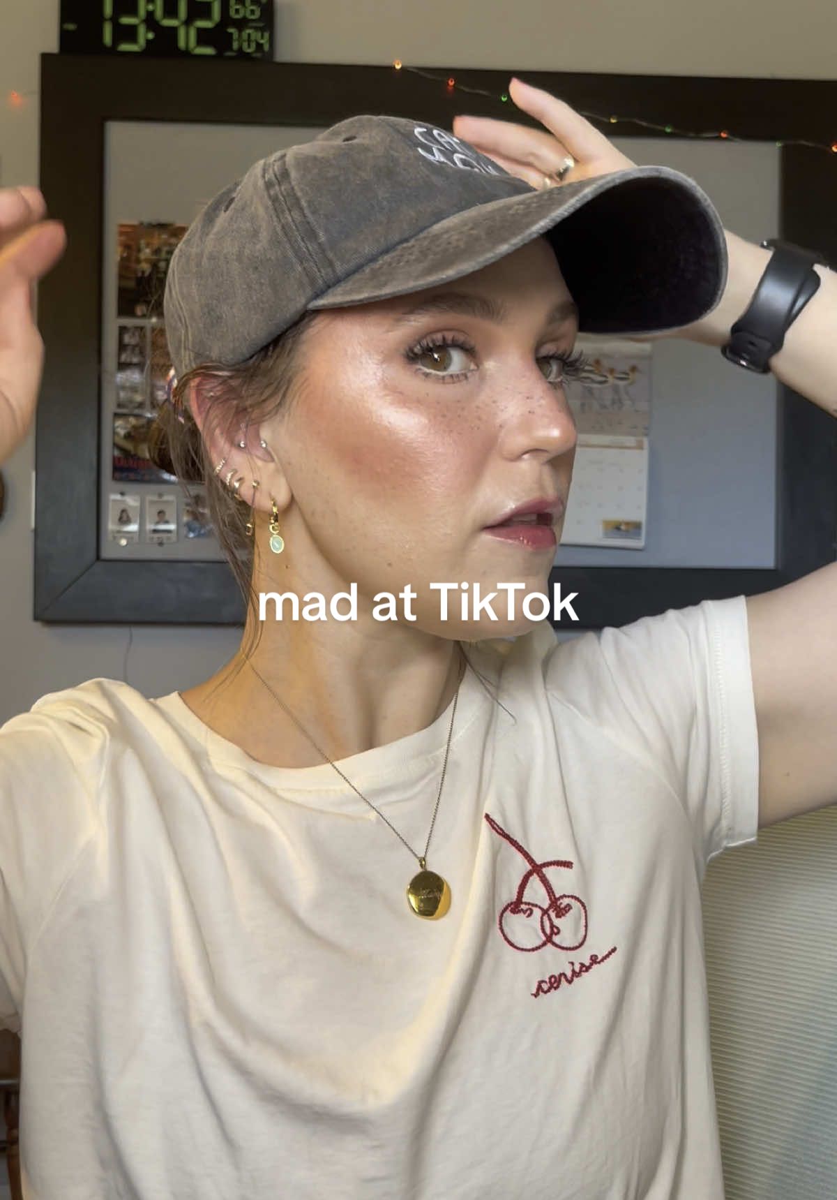 TikTok post by @hurricanecolbs for IT Cosmetics. Caption reads: Let’s just say I’m mad at TikTok  #911....
