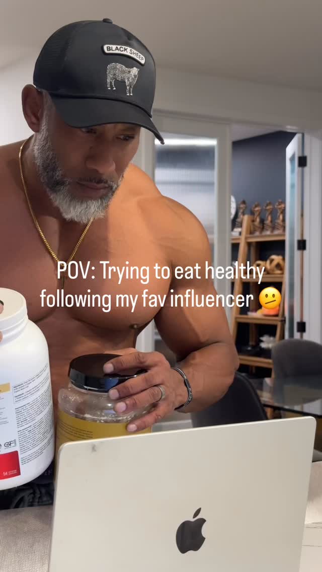 Instagram post by @ajellison for Darc Sport. Caption reads: Who can relate?! 😭💀

#healthyfoods #dieting....