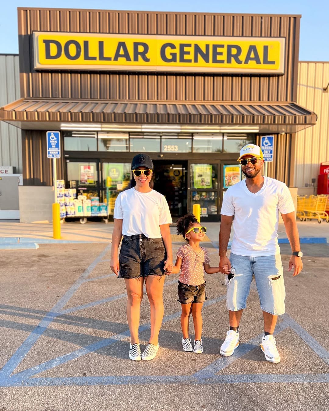 Instagram post by @k.a.i.a_3 for Dollar General. Caption reads: #ad The Dollar General Literacy Foundation Yellow....