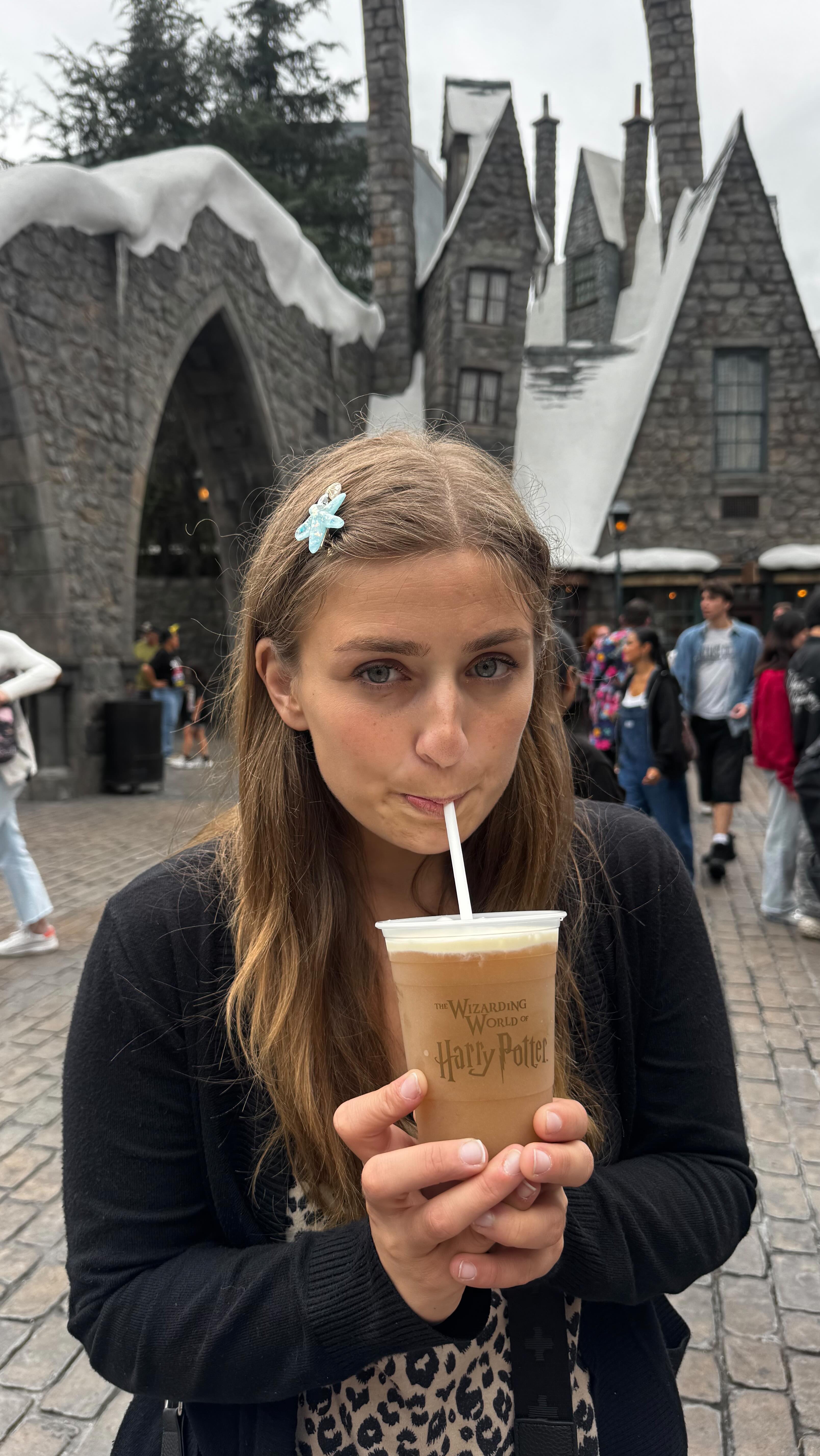 Instagram post by @hatsbyabbey for Universal Studios Hollywood. Caption reads: She’s not wrong 🤷🏻‍♀️ @unistudios....