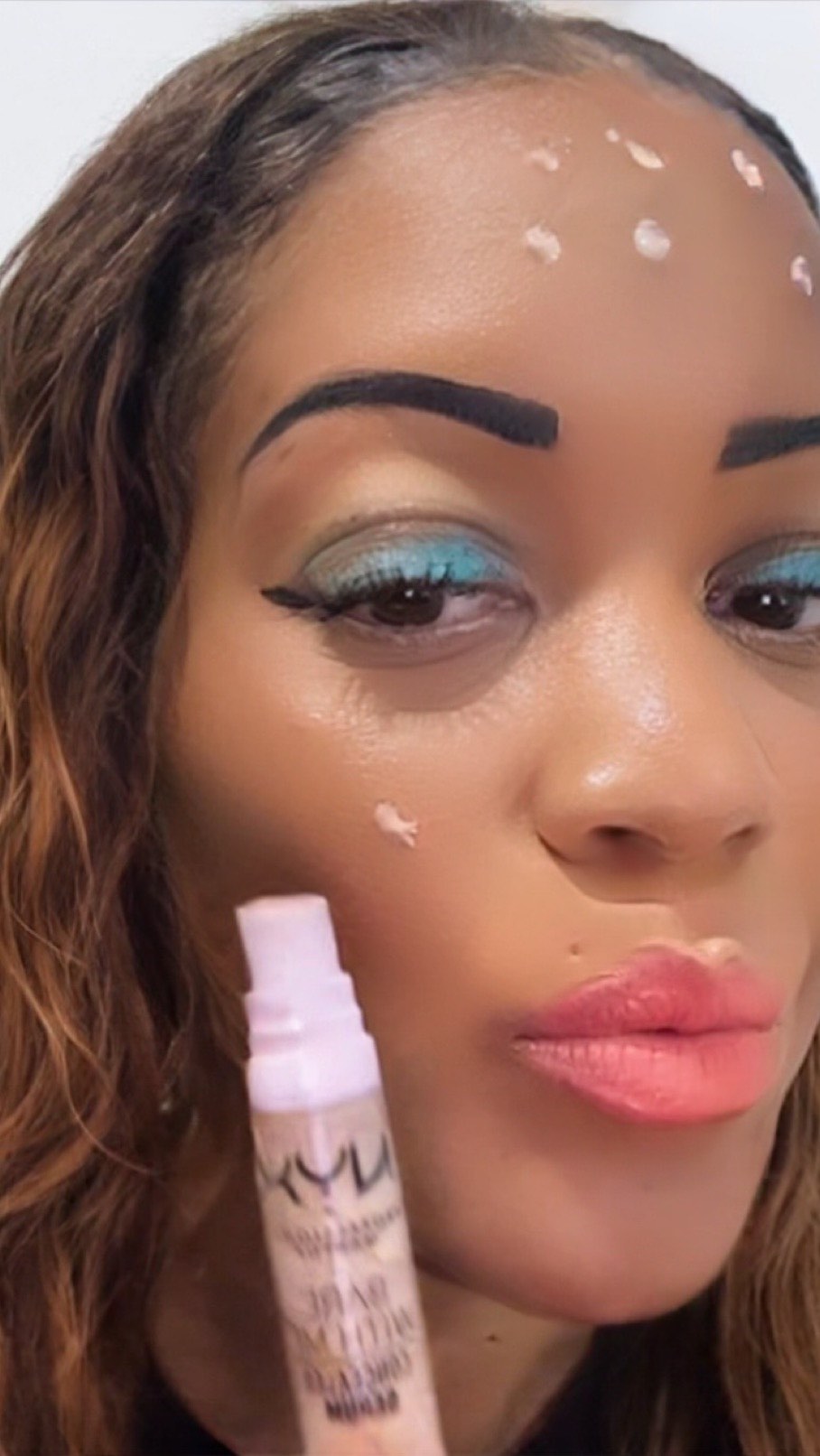 Instagram post by @lyana_isaac_tiago_models for NYX Cosmetics France. Caption reads: #partenariat_rémunéré avec @nyxcosmetics_france....