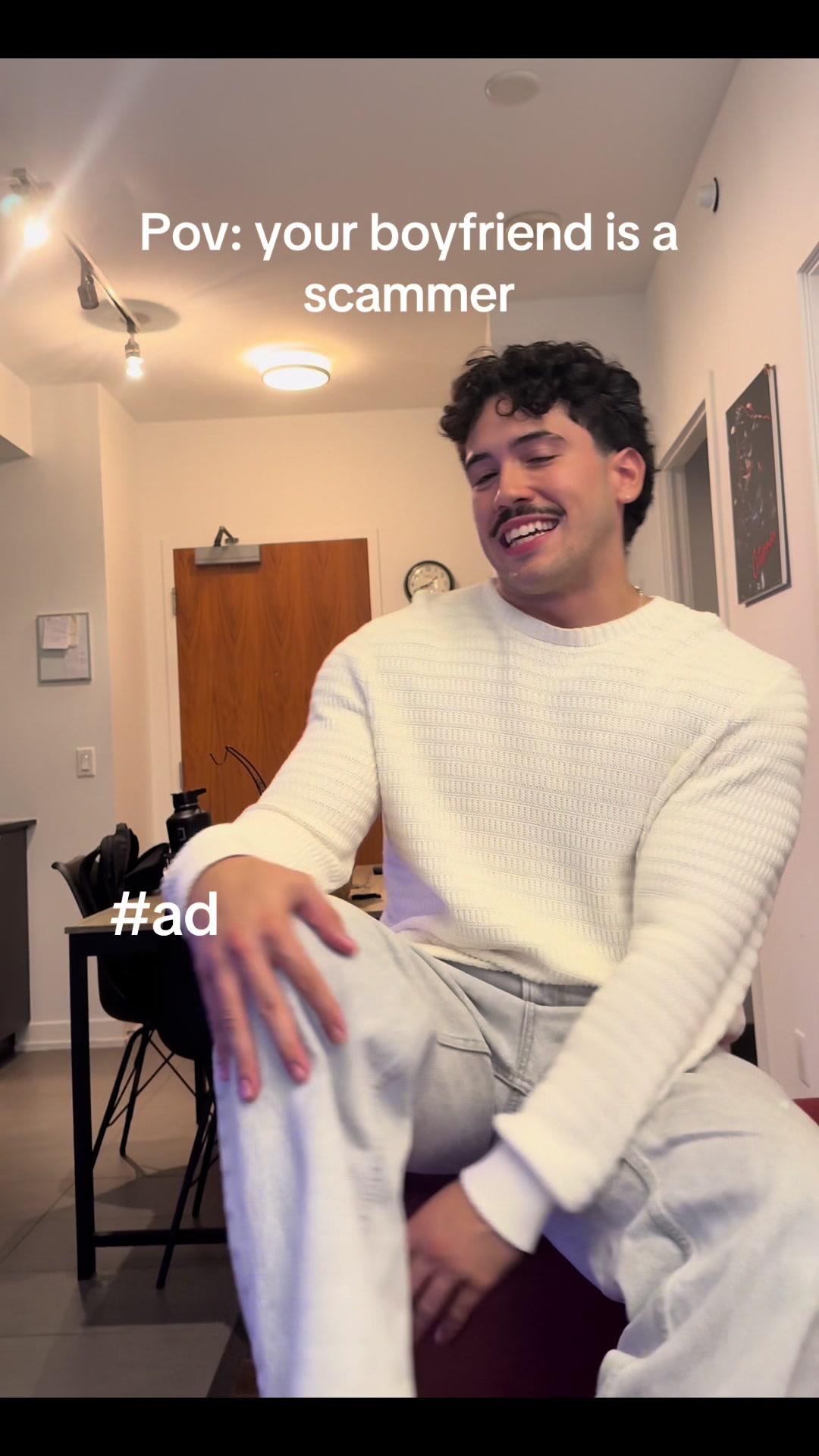 TikTok post by @lucaslopezvt for Cash App. Caption reads: Saved by the bell…..or @Cash App ‘s security....