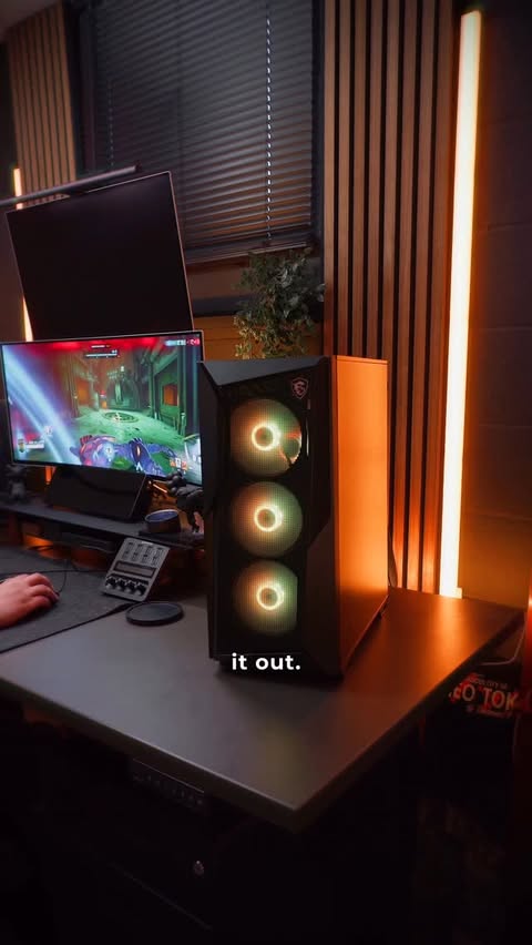 Instagram post by an influencer for MSI USA. Caption reads: #sponsored Getting into PC gaming used to feel....