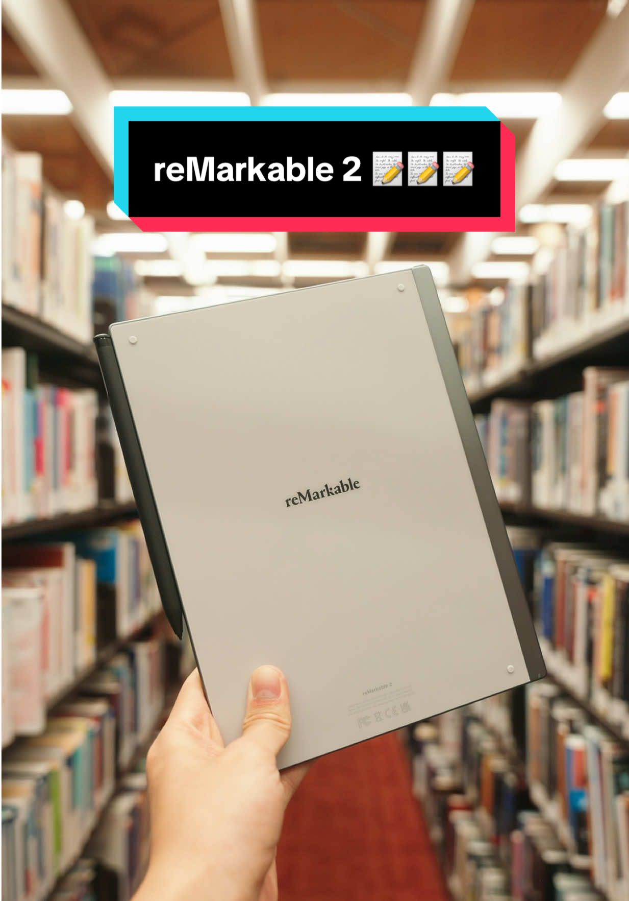 TikTok post by @kungfugadgetsu for Best Buy. Caption reads: Replace Paper with the reMarkable 2 📝📝📝 The....